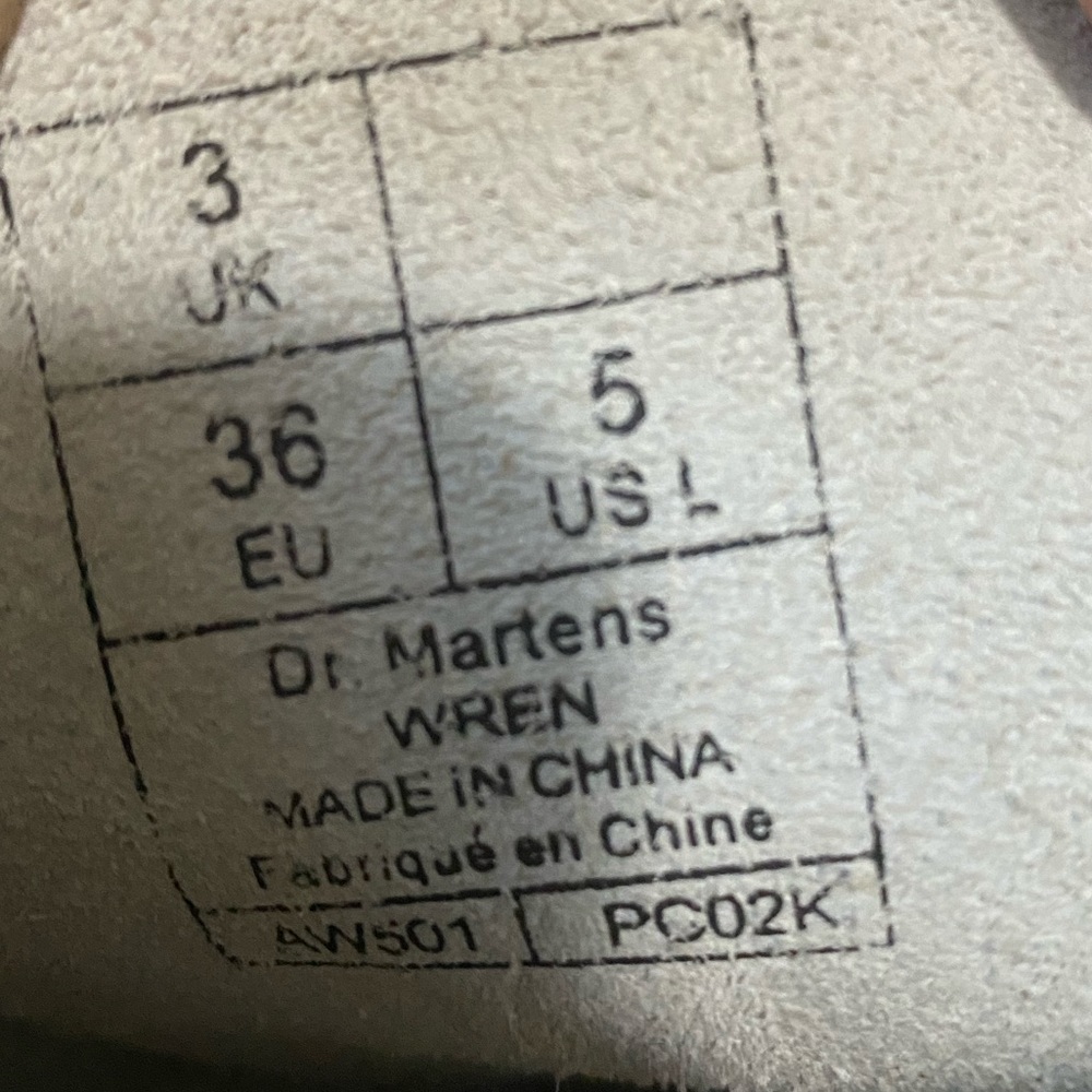 SOLD SOLD Dr Martens LE  White Leather boot - Picture 7 of 12